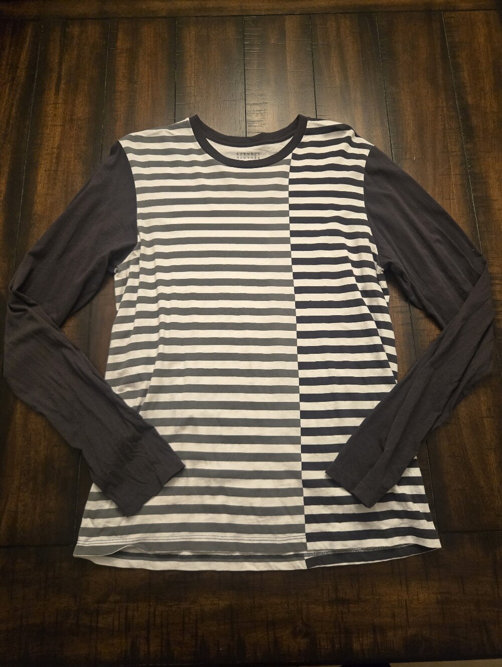 Barneys New York Striped Long Sleeve Tshirt